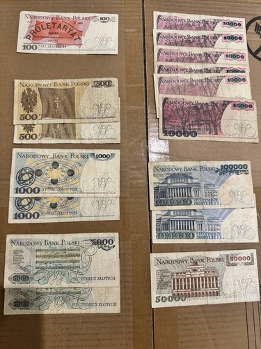 Originale polnische banknoten - polnische,