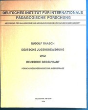 Deutsche Jugendbewegung und Deutsche Gegenwart: Forschungsergebniss zur Jugendfr
