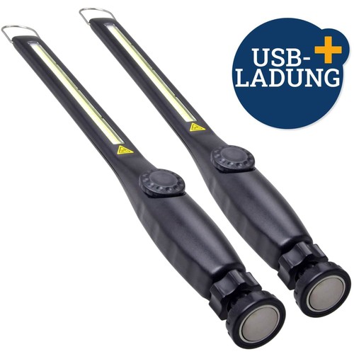 Cob led akku usb - 2x,