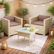Polyrattan Lounge Set