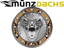 1 $ Dollar Snakebite Jahr der Schlange Niue Island Silber 2013 PP 