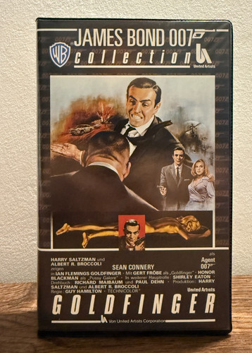 James bond goldfinger - -, vhs