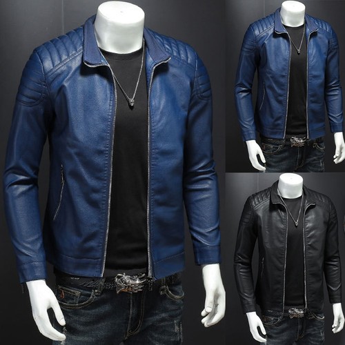 Leder biker jacke für - pu,
