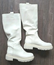 Stiefel H&M beige creme Gr. 39 Top Zustand Hochschaft