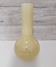 Vintage Opalglas Vase beige