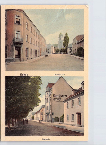 Rehau oberfranken - ak,