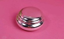 (K13) Vintage Italy Schmuckdose Versilberte Dose Pillendose Ø 7cm