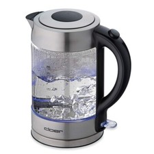 Cloer 4429 Glas-Wasserkocher 1,7 Liter Edelstahl NEU & OVP