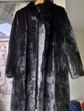 Luxus nerzmantel schwarz - luxus, –