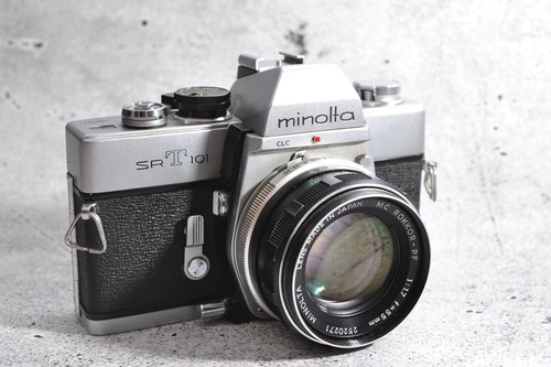 Minolta srt 101 inkl objektiv - srt,