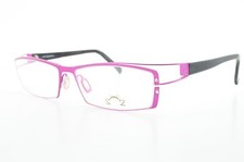 Eye'DC Brille Mod. V777 006 55-15 Lila Schwarz Crazy Optic Vintage France