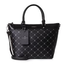 Lazarotti Palermo Handbag Handtasche Umhängetasche Tasche Black schwarz creme