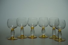 Theresienthal 6 Wein Römer  Pieroth Exclusiv  Rotwein Gläser Hummelschliff 