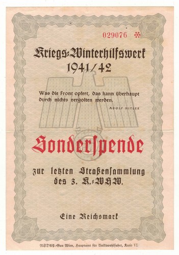 Spendenschein