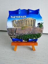 Parthenon Bild 3D auf Holz-Staffelei Griechenland Hand Painted Souvenir Miniatur