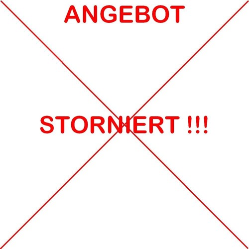 Angebot storniert!