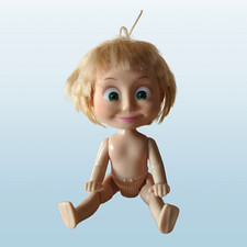 SIMBA | Anziehpuppe "Mascha" | Mascha & der Bär | 2008 | ohne Kleider | H = 13cm