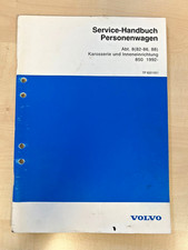 Volvo Service-Handbuch Werkstatthandbuch TP8201051 Inneneinrichtung 850