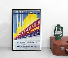 Poster Mitropa Schlafwagen