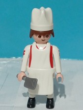 PLAYMOBIL FIGUR KOCH METZGER KÜCHE METZGEREI MACHETE AUFSCHNITT ZELT