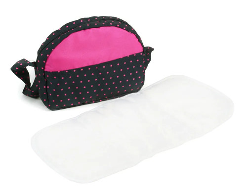 Wickeltasche puppenwagen dots - wickeltasche,