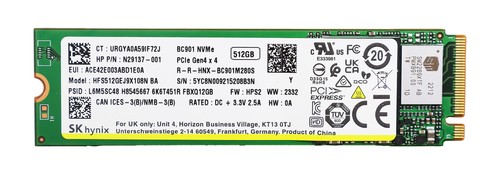 Hynix bc901 512gb 2280 - bc901,