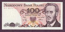 POLEN 100 ZLOTYCH Banknote