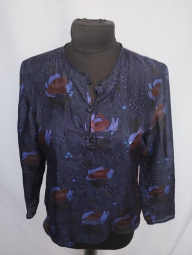 Seiden bluse boho gudrun - boho, gr