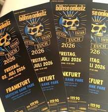 Böhse Onkelz Tickets 4x