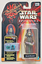 STAR WARS Hasbro EP 1 card MOC hand signed JEROME BLAKE as Rune Haako RARITY