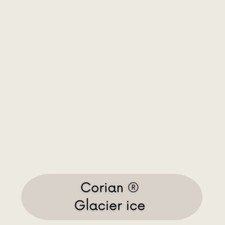 CORIAN Glacier Ice 1424 x 761 x 12 mm | Mineralwerkstoff