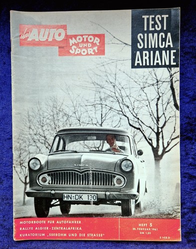 Ams auto motor sport 1961 - ams,