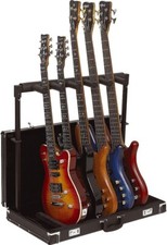 TRAVEL GUITAR STAND & CASE for 5 ELECTRIC GUITARS or BASS - NO GUITARS INCLUDED