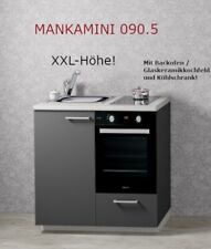 Miniküche MANKAMINI 090.5 (Höhe XXL) 90cm mit E-Geräten / Schränke montiert!