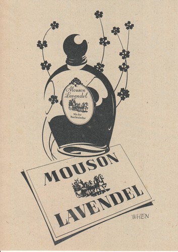 Alte reklame parfum mouson - reklame,