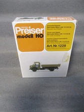 Preiser Spur H0 1228 Dreiseitenkipper Mercedes-Benz LAK ungebaut in OVP