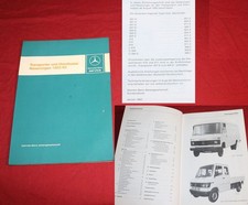 Mercedes Transporter T1 T2 alt Neuerungen 1982, 83 Einführungsschrift Werkbuch