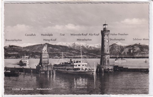 Ansichtskarte lindau bodensee - ansichtskarte, lindau/bodensee