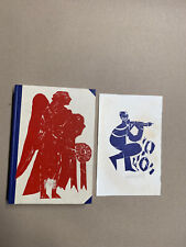 HAP Grieshaber Engel der Geschichte Nachruck mit signiertem Orig.-Olzschnitt Pan