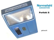 Normstahl Haube Gehäuse Abdeckung Blau für Garagentorantrieb Antrieb Perfekt S #