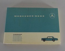 Scheckheft Mercedes-Benz R113 280 SL / W108 / W109 / W111 / W112 C / C 09/1966