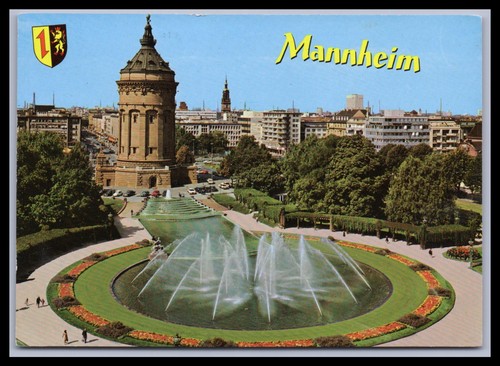 Ansichtskarte mannheim - ansichtskarte, /