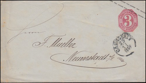 Württemberg umschlag aus - württemberg,