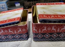 Keksdose 2er Set mit Deckel Weihnachten Hirsch neu mittel und gross