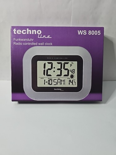 Techno line funkwanduhr radio - line,