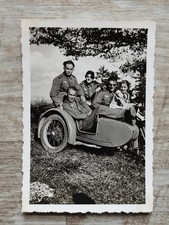 Soldat Kamerad Krad Motorrad BDM Mädchen Frau Wehrmacht 2.WK (6x9) Orig. Foto