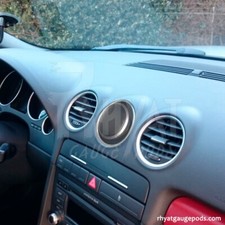 Audi A4 B6 Cabrio 60mm - Zusatzinstrumente Halter Manometer Messgerät Gauge Pod