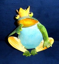 Froschkönig Blechfigur - Deko