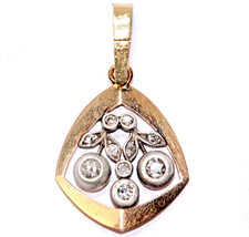 Anhänger Gold Altschliff