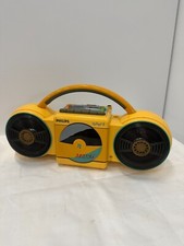 Philips Roller 2 Radio Kassettenspieler gelb Retro